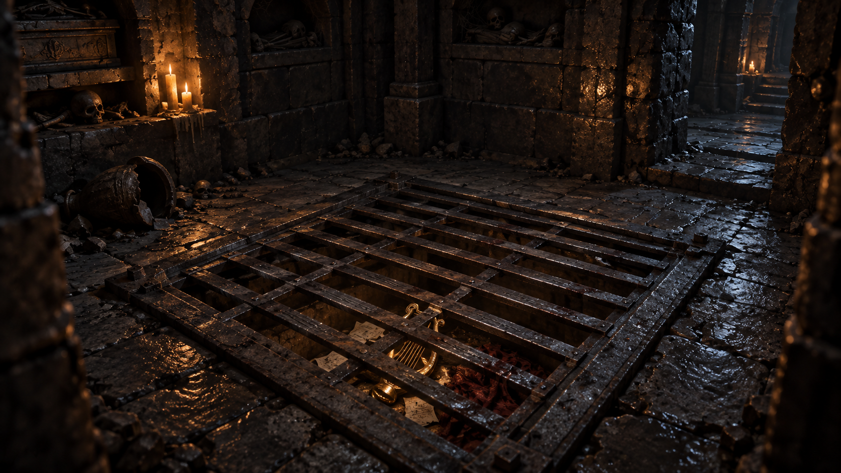 Trapped Grate